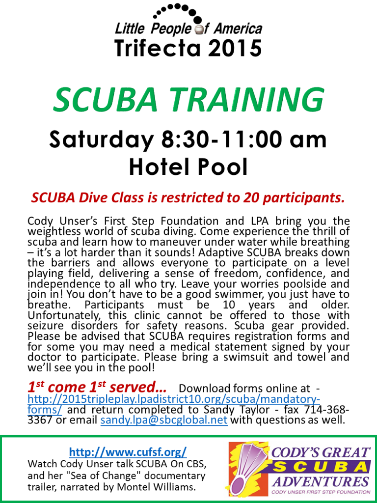Sat 830a Pool - Scuba Training